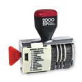 Stamps & Stamp Supplies | COSCO 2000PLUS 010180 1.5 x 0.13 Five-Year 12 Phrases Dial-N-Stamp image number 0