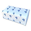 Paper Towels and Napkins | Boardwalk BWK52GREEN 9.13 in. x 10.25 in. 1-Ply Green Single-Fold Towels - Natural White (16 Packs/Carton) image number 3