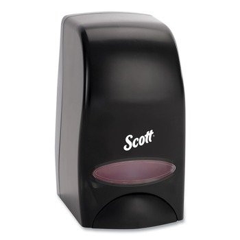 Scott KCC 92145 5 in. x 5.25 in. x 8.38 in. 1000 mL Essential Manual Skin Care Dispenser - Black
