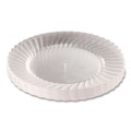 Bowls and Plates | WNA RSCW61512 6 in. Diameter Classicware Plastic Plates - Clear (180/Carton) image number 2