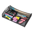 Office Filing Cabinets & Shelves | Safco 3262BL 13 in. x 8.75 in. x 2.75 in. 7 Compartments Onyx Steel Mesh Drawer Organizer - Black image number 0