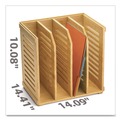 File Folders | Officemate 71006 Bamboo Magazine File 14.09 x 14.41 x 14.41 Brown image number 2