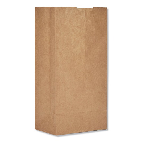 Paper Bags | General 18404 30-lb. Capacity #4 Grocery Paper Bags - Kraft (500 Bags/Bundle) image number 0