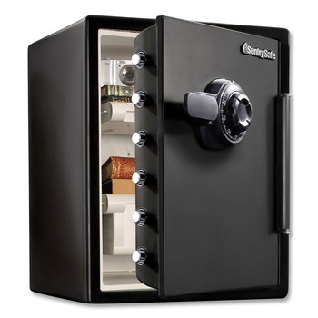  | SentrySafe SFW205CWB 2 cu-ft. 18.6 in. x 19.3 in. x 23.8 in. Fire-Safe With Combination Access - Black