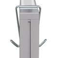 Clearance Center | Alera ALECH2SR 0.5 in. x 3.13 in. x 4.75 in. Double-Sided Steel Partition Garment Hook - Silver (2/Pack) image number 1