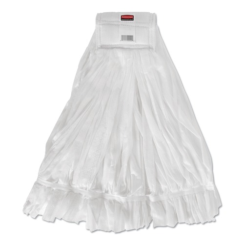 Mops | Rubbermaid Commercial 2025507 5 in. Headband Nonwoven Fiber #24 Disposable Mop - White image number 0