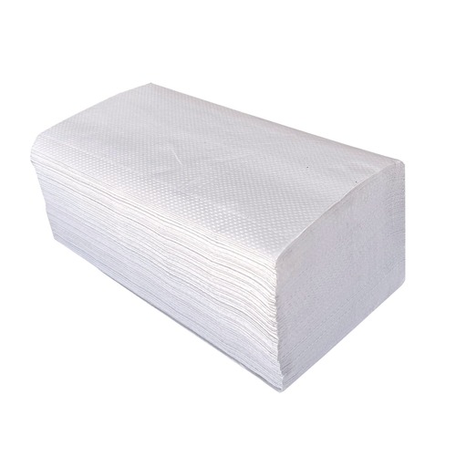 Paper Towels and Napkins | Boardwalk BWK52GREEN 9.13 in. x 10.25 in. 1-Ply Green Single-Fold Towels - Natural White (16 Packs/Carton) image number 0