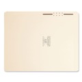 File Folders | Smead 19510 0.75 in. Expansion Straight Top Tab Fastener Folders, 1 Fastener - Legal Size/Manila Exterior (50/Box) image number 0