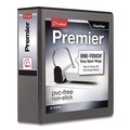 Just Launched | Cardinal 10331 Premier Easy Open 3 in. Capacity 11 in. x 8-1/2 in. 3 Ring ClearVue Locking Slant-D Ring Binder - Black image number 0