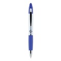 Pens | Zebra 22420 Z-Grip MAX Medium 1 millimeter Retractable Ballpoint Pen - Blue Ink/Silver/Blue Barrel (1-Dozen) image number 2