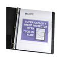 Sheet Protectors | C-Line 61027 200-Sheet Capacity Letter Size Sheet Protectors with Tuck-In Flap (10/Pack) image number 2