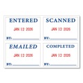 Stamps & Stamp Supplies | COSCO 2000PLUS 011098 0.94 x 1.75 4 in 1 e-Message Completed/Emailed/Entered/Scanned Dater image number 2