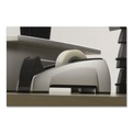 Tape Dispensers | Fellowes Mfg Co. 8032701 Office Suites Desktop Plastic Tape Dispenser with 1 in. Core - Black/Silver image number 2