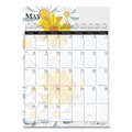Bulletin Boards | House of Doolittle 3462 12-Month (Jan to Dec): 2026 12 in. x 16.5 in. Recycled Wild Flower Wall Calendar - White/Multicolor Sheets image number 5