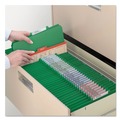 File Folders | Smead 13733 4-Section Pressboard Top Tab Classification Folders with 4 SafeSHIELD Fasteners - Letter Size/Green (10/Box) image number 5