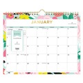 Notebooks & Pads | Blue Sky BLS148632 11 in. x 8.75 in. 12-Month (Jan-Dec 2026) Day Designer Secret Garden Mint Monthly Wall Calendar - Multicolor Sheets image number 1