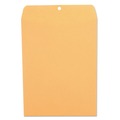Just Launched | Universal UNV35264 #90 Square Flap Gummed/Clasp Envelope - Brown Kraft (100/Box) image number 1