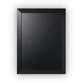 Chalkboards | MasterVision PM07151620 Kamashi 36 in. x 24 in. Wood Frame Chalk Board - Black image number 0