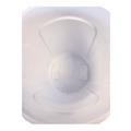 Trash & Waste Bins | Rubbermaid Commercial FG262000WHT 20 gal. Plastic Vented Round Brute Container - White image number 4