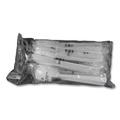 Cutlery | Tablemate W95PK4 9.5 in. Table Set Plastic Serving Forks and Spoons - White (48/Pack) image number 2