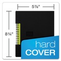 Notebooks & Pads | Oxford 56897 Idea Collective 11 in. x 5.5 in. Wirebound Medium/College Ruled Notebook - Black Cover image number 2
