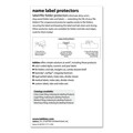 File Folders | Tabbies 58385 3.5 in. x 2 in. Top Tab Self-Adhesive Label/File Folder Protector - Clear (5-Box) image number 1