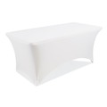 Linen and Table Accessories | Iceberg 16523 iGear 30 in. x 72 in. Polyester Fabric Table Cover - White image number 6