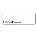 Labels | PRES-a-ply 30602 1.33 in. x 4 in. Laser Printer Labels - White (14/Sheet, 100 Sheets/Box) image number 4