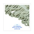 Just Launched | Boardwalk BWK4024CCT Pro Loop Web/Tailband Cotton Wet Mop Head (12/Carton) image number 5
