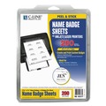 Labels | C-Line 92377 3-3/8 in. x 2-1/3 in. Laser Printer Name Badges - White (200/Box) image number 3