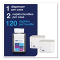 Paper Towel Holders | Tork 800723 Xpressnap Fit 4 x 6 x 7 Starter Pack - Black image number 5