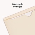 File Folders | Smead 75500 Manila File Jackets, 2-Ply Straight Tab, Letter Size, Manila, 100/box image number 4