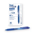 Pens | Pentel BLN105-C Fine 0.5 mm EnerGel-X Retractable Gel Pen - Blue Ink, Translucent Blue/Blue Barrel (1-Dozen) image number 0