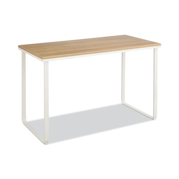 Safco 1943BHWH 47.25 in. x 24 in. x 28.75 in. Steel Desk - Beech/White