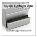 Office Filing Cabinets & Shelves | Alera 25510 42 in. x 18.63 in. x 52.5 in. 4 Legal/Letter Size Lateral File Drawers - Light Gray image number 6