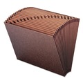 File Folders | Smead 70425 TUFF 1/21-Cut Tab Expanding Open-Top Stadium File - Letter, Redrope image number 0