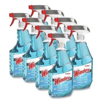 PRODUCTS | Windex 322338 32 oz Spray Bottle Ammonia-D Glass Cleaner - Fresh (8/Carton)