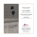 Office Filing Cabinets & Shelves | Alera ALEVA532822GY Valencia Series 15.63 in. x 20.5 in. x 28.5 in. Legal/Letter 3-Drawer Full Pedestal File - Gray image number 6