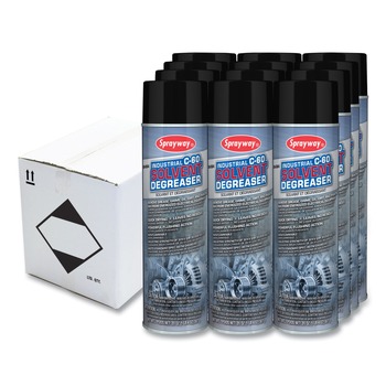 Sprayway SW064 20 oz. C-60 Industrial Solvent Degreaser (12/Carton)