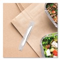 Cutlery | SOLO MOW2-0007 Individually Wrapped Regal Mediumweight Plastic Cutlery Knife - White (1000/Carton) image number 2