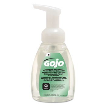 GOJO Industries 5715-06 7.5 oz Green Certified Foam Soap - Fragrance-Free (6/Carton)