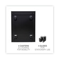 Just Launched | Alera ALEPABBFBL 14.96 in. x 19.29 in. x 27.75 in. 3-Drawers: Box/Box/File Legal/Letter Left or Right File Pedestal - Black image number 7