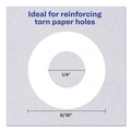 Notebooks & Pads | Avery 05729 0.25 in. Diameter Dispenser Pack Hole Reinforcements - White (200/Pack) image number 3