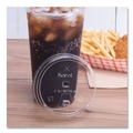Cups and Lids | Karat C-KC107TS-SH Strawless Sipper Plastic PET Lids Fits 32 oz. Cold Cups - Clear (1000/Carton) image number 3
