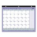 Notebooks & Pads | Brownline CA181721 11 in. x 8.5 in. 13-Month (Jul 2025-2026) Academic Binder-Insertable Desk Pad Calendar - White/Blue/Green Sheets image number 0