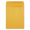 Envelopes & Mailers | Quality Park QUA43562 Redi-Seal 9 in. x 12 in. No. 10-1/2 Cheese Blade Flap Adhesive Closure Catalog Envelope - Brown Kraft (250/Box) image number 1