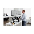 Monitor Stands | 3M MM200B 360 Degree Rotation plus45 Degree/-45 Degree Tilt 90 Degree Pan Dual Monitor Mount For 27 in. Monitors Supports 20 lbs. - Black (1/Carton) image number 6