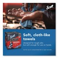 Paper Towels and Napkins | Scott 75190 9 in. x 12 in. 1-Ply Shop Towels Original - Unscented/Blue (200/Box) image number 5