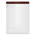 Notebooks & Pads | TOPS 77102 40-Sheets 8.5 in. x 11.75 in. Project-Management Format Quadrille Rule Docket Gold Planning Pads - White (4/Pack) image number 0