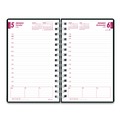 Notebooks & Pads | Brownline CB634V.BLK 12-Month (Jan to Dec): 2026 8 in. x 5 in. DuraFlex Daily Planner - Black Cover image number 1